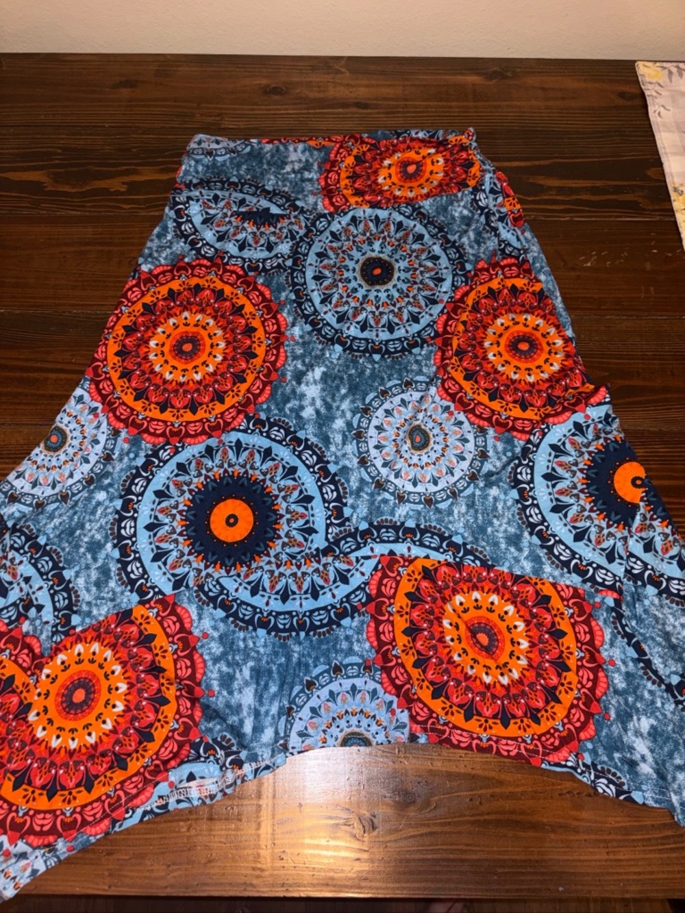 Mandala Print Skirt